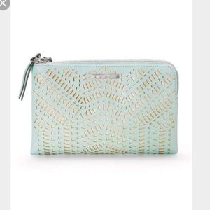 Stella & Dot Double Clutch in Soft Mint